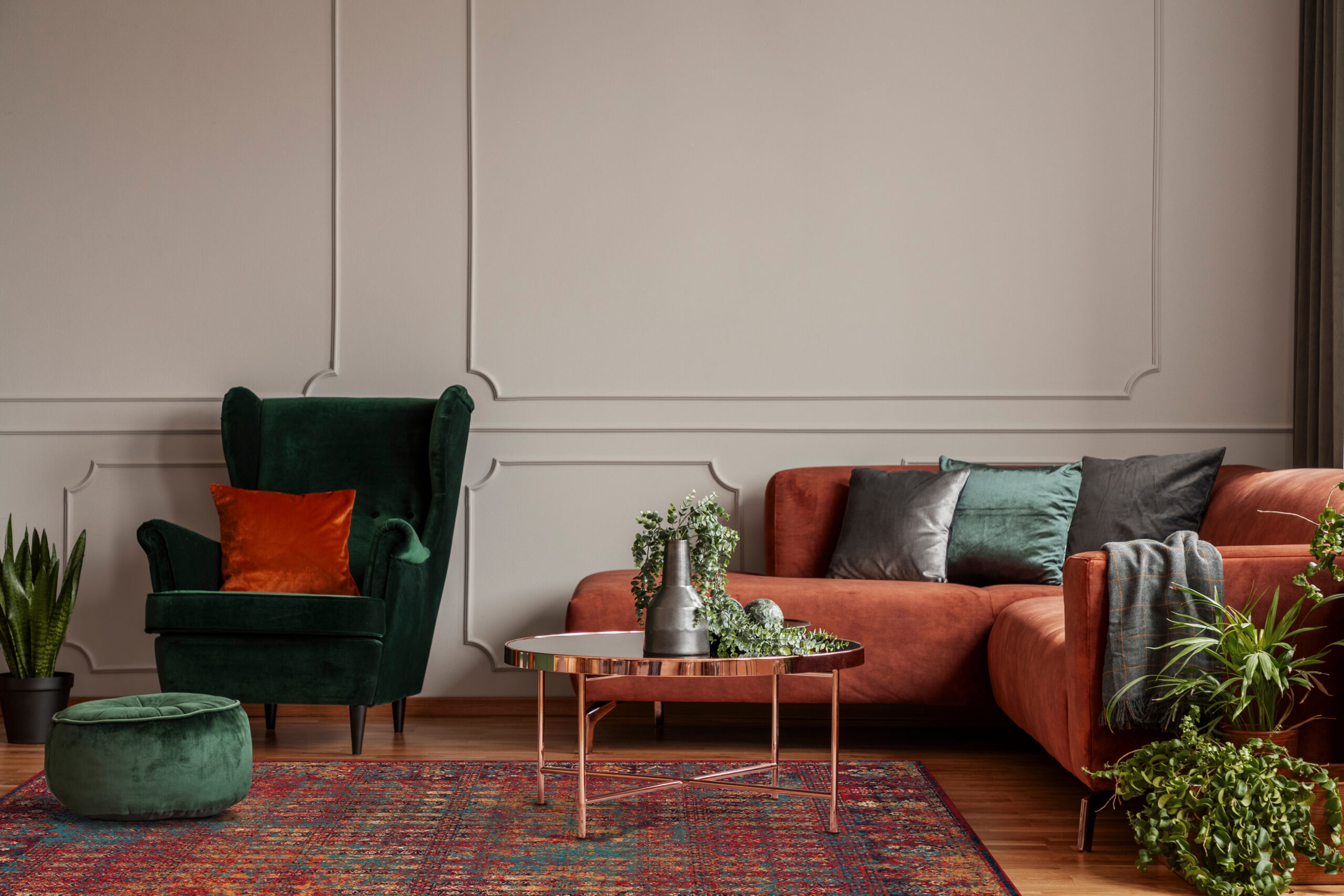 ISFAHAN GRAWE dark red scaled