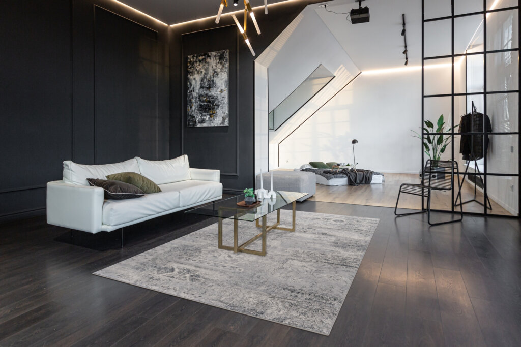 Minimalistic,Stylish,Interior,Of,Luxury,Apartment,With,White,Stylish,Bedroom